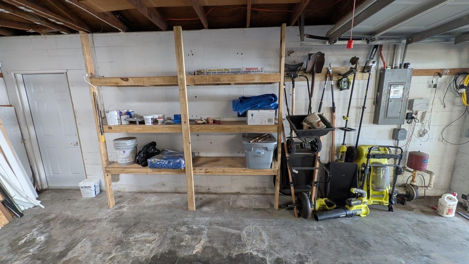 Garage shelving