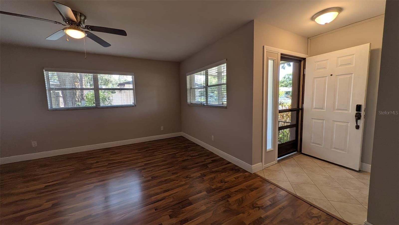 Foyer to living room