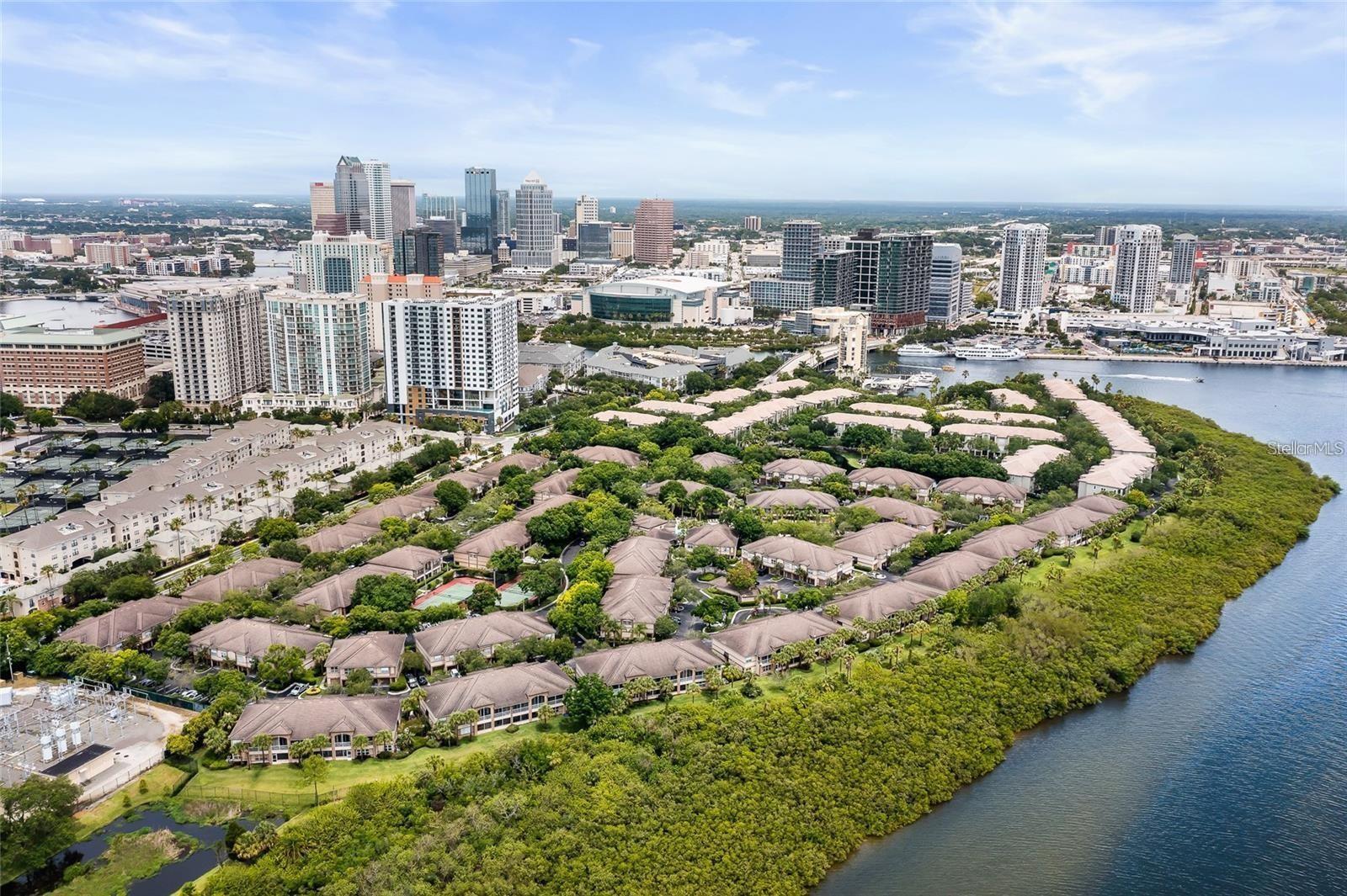 Island Walk Aerial View