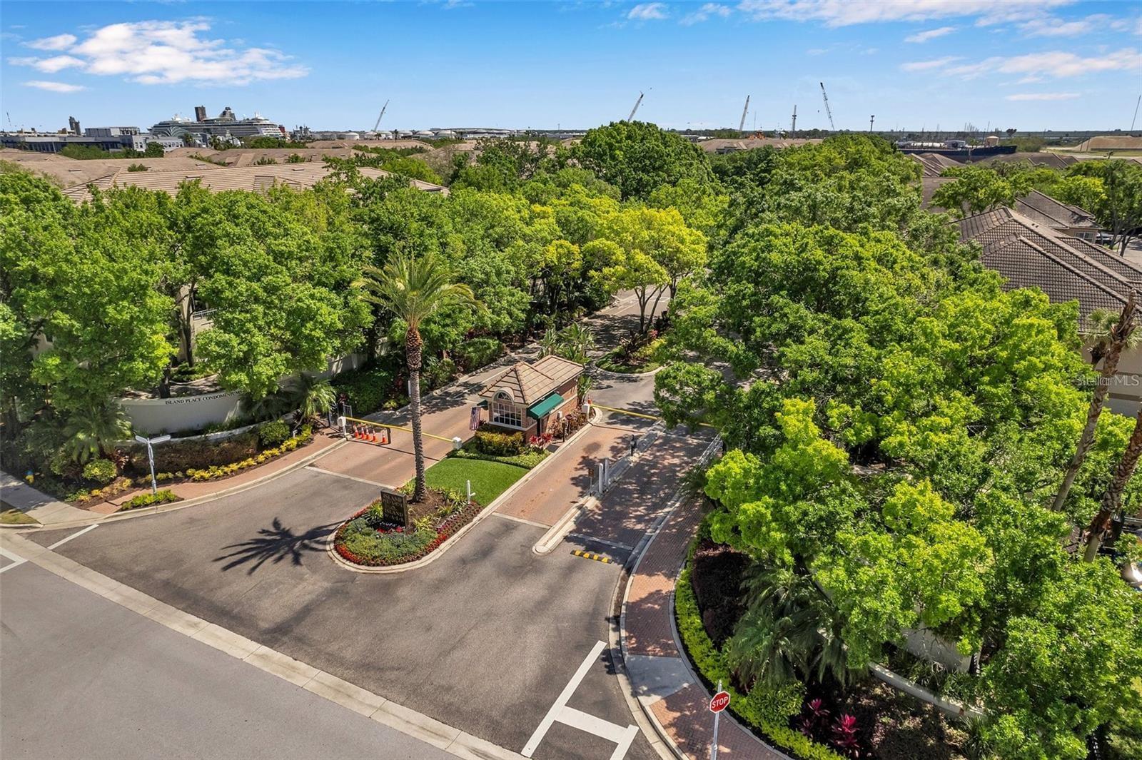Entrance to Island Walk Residences