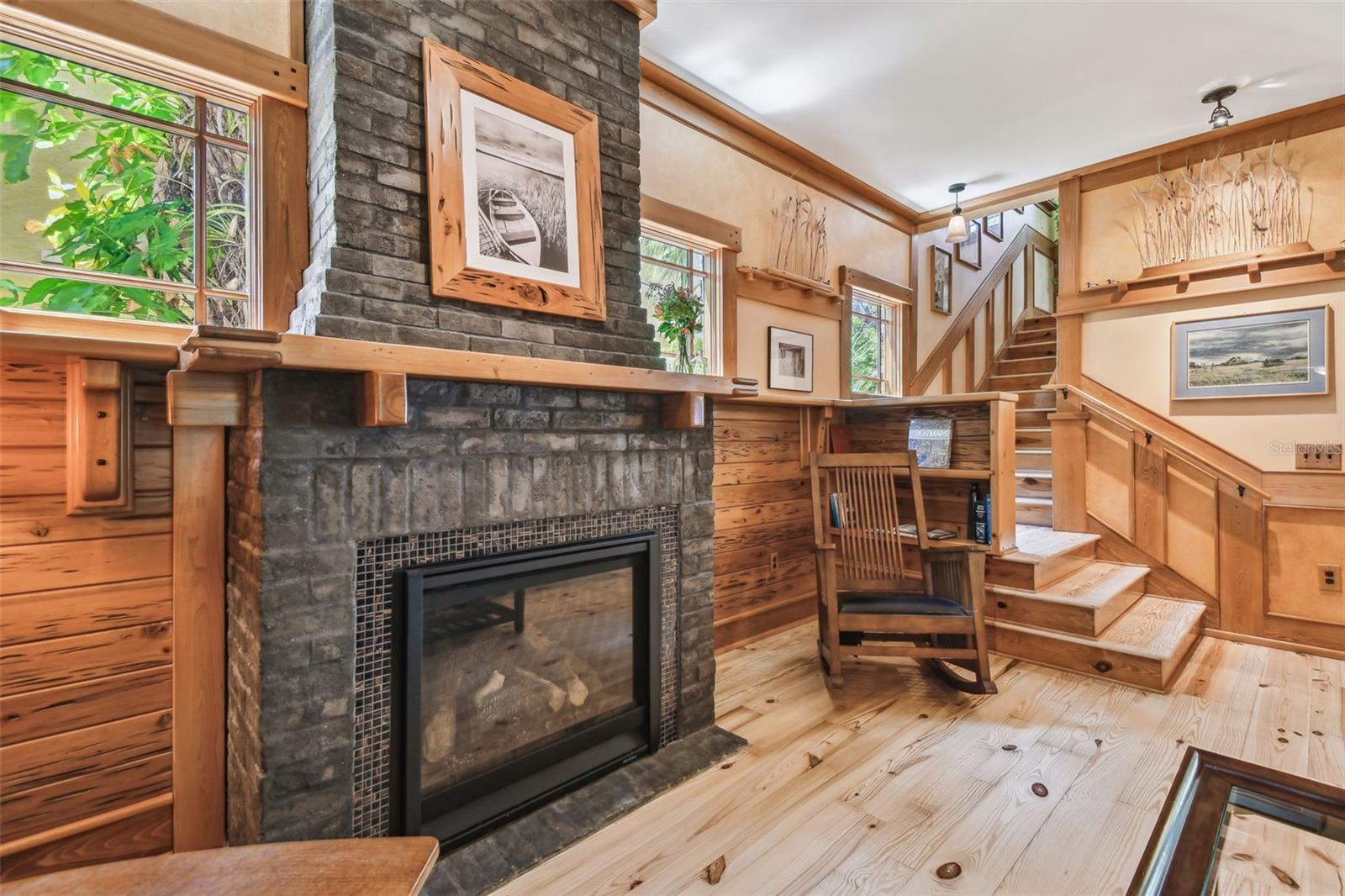 Gas Fireplace in Living Room