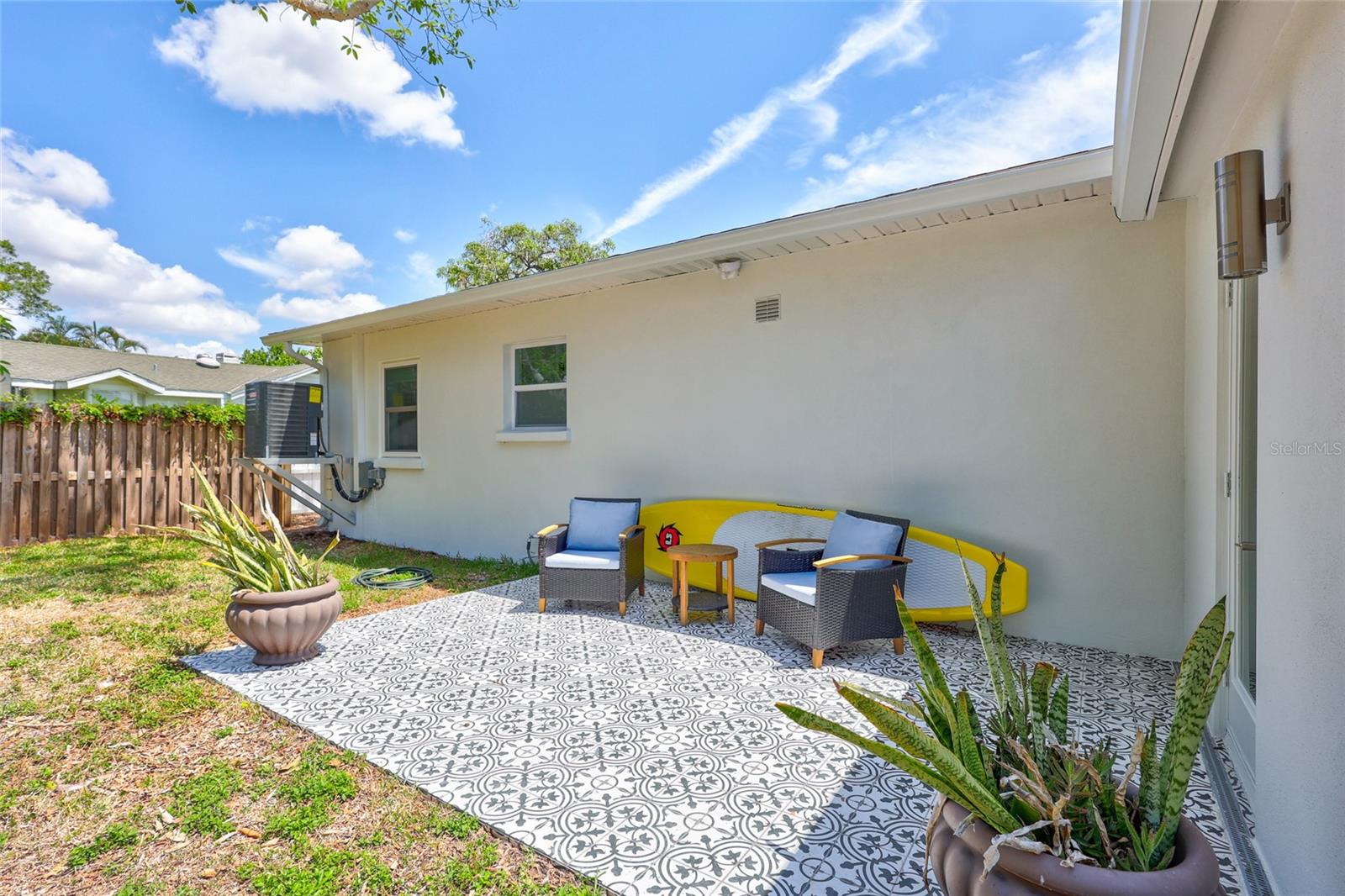 Back patio