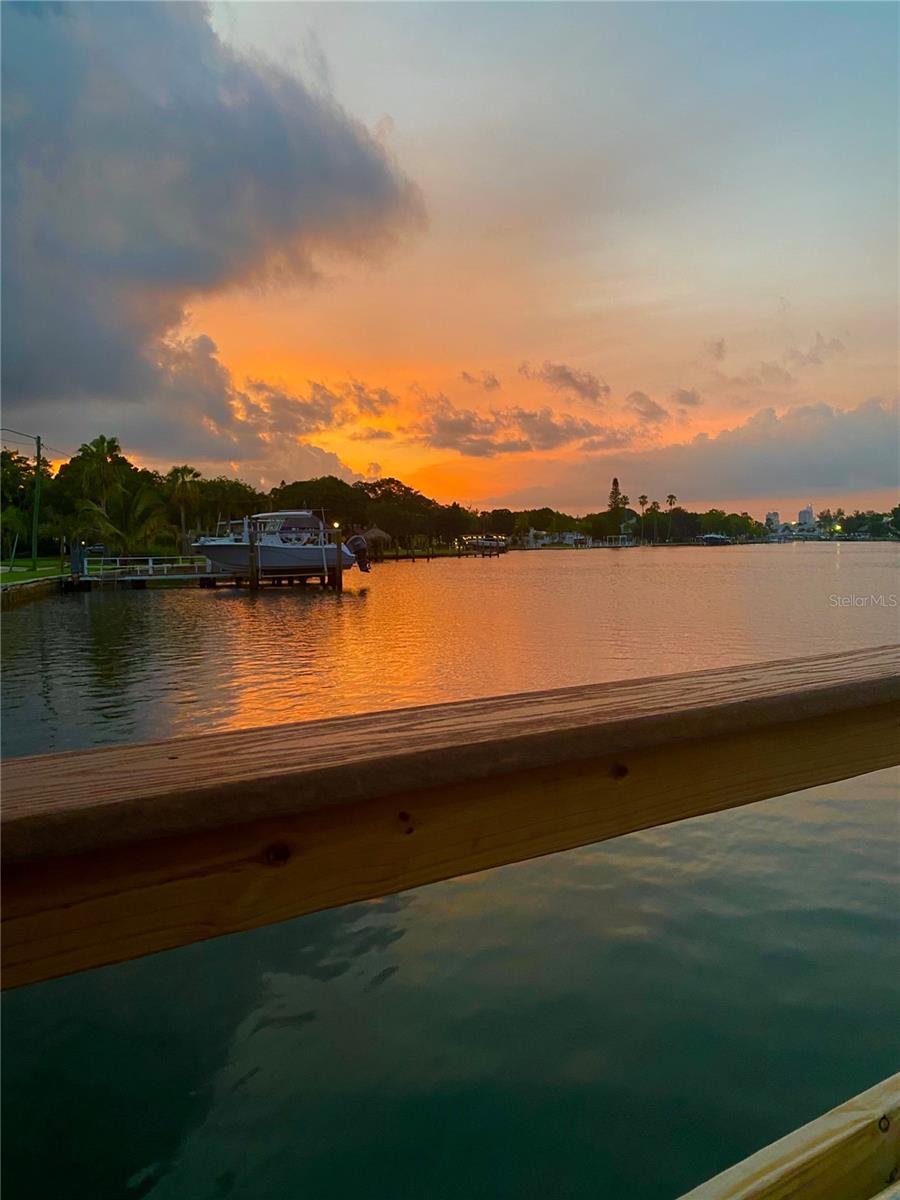 Sunsets off the Dock