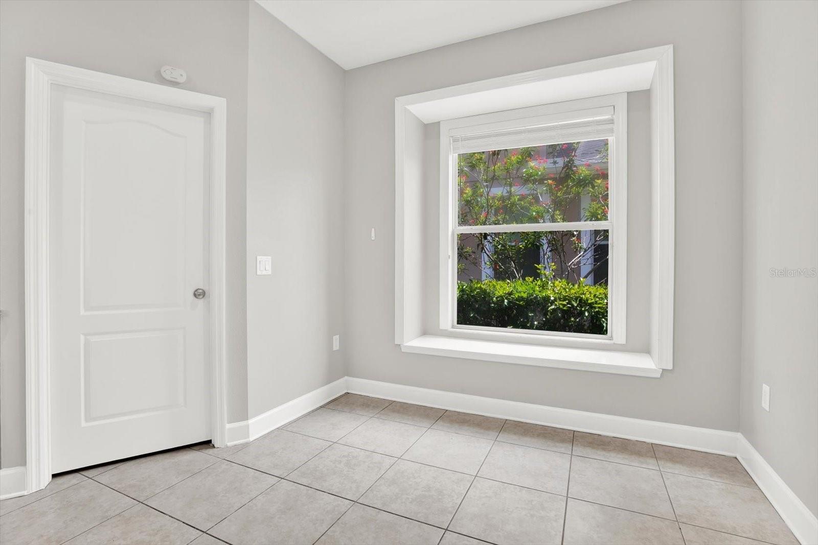 Laundry room is to the left