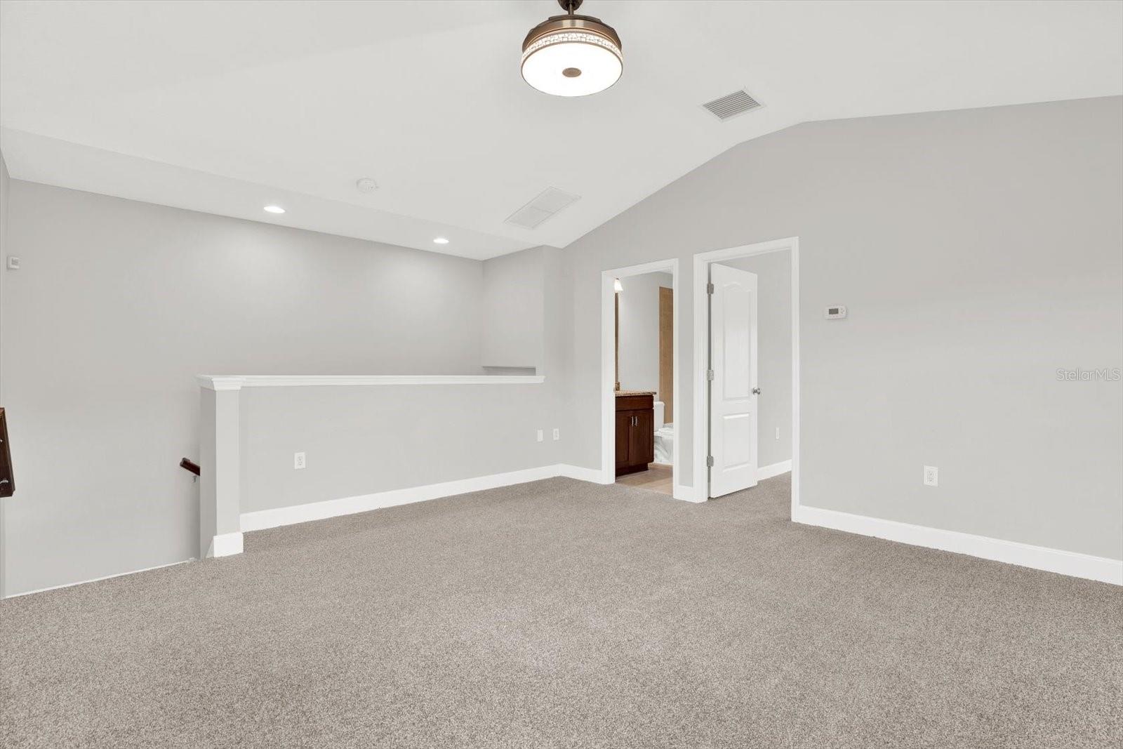 Upstairs bonus room