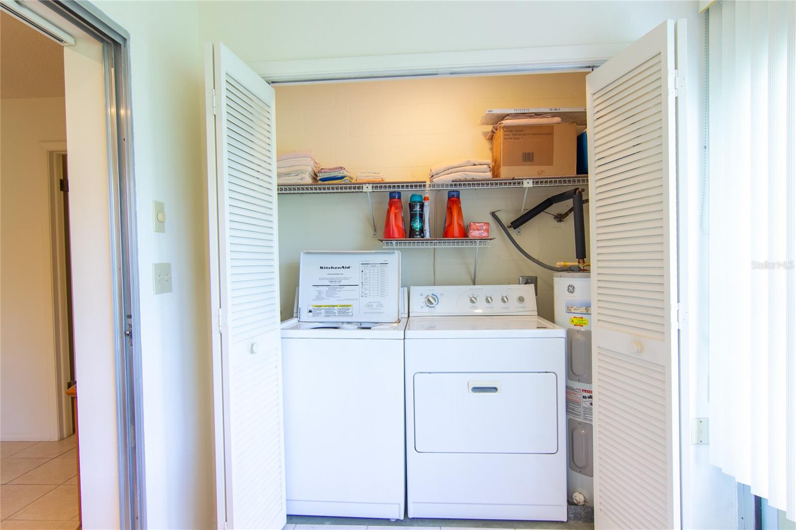 Laundry closet
