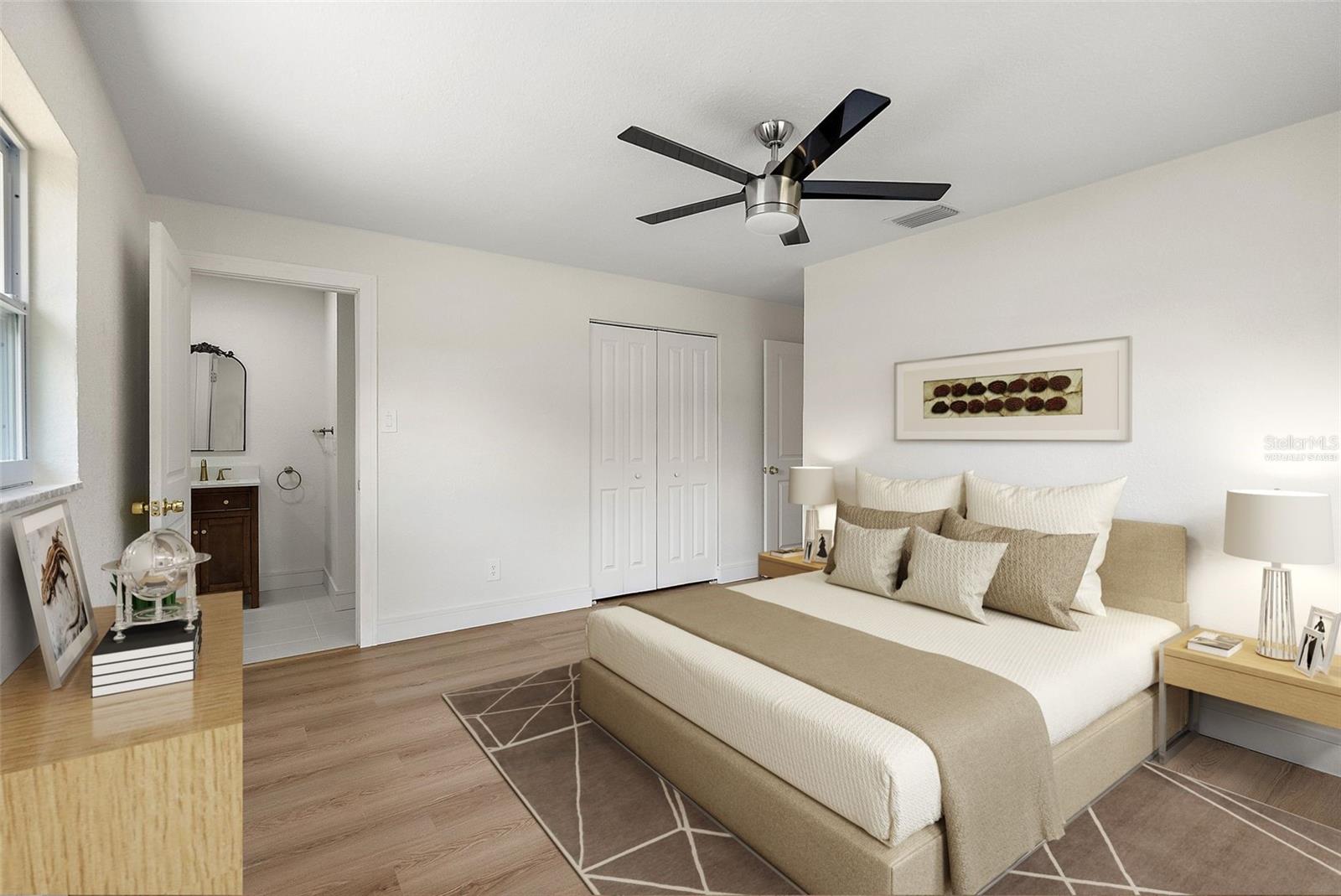 Primary Suite - Virtually Staged