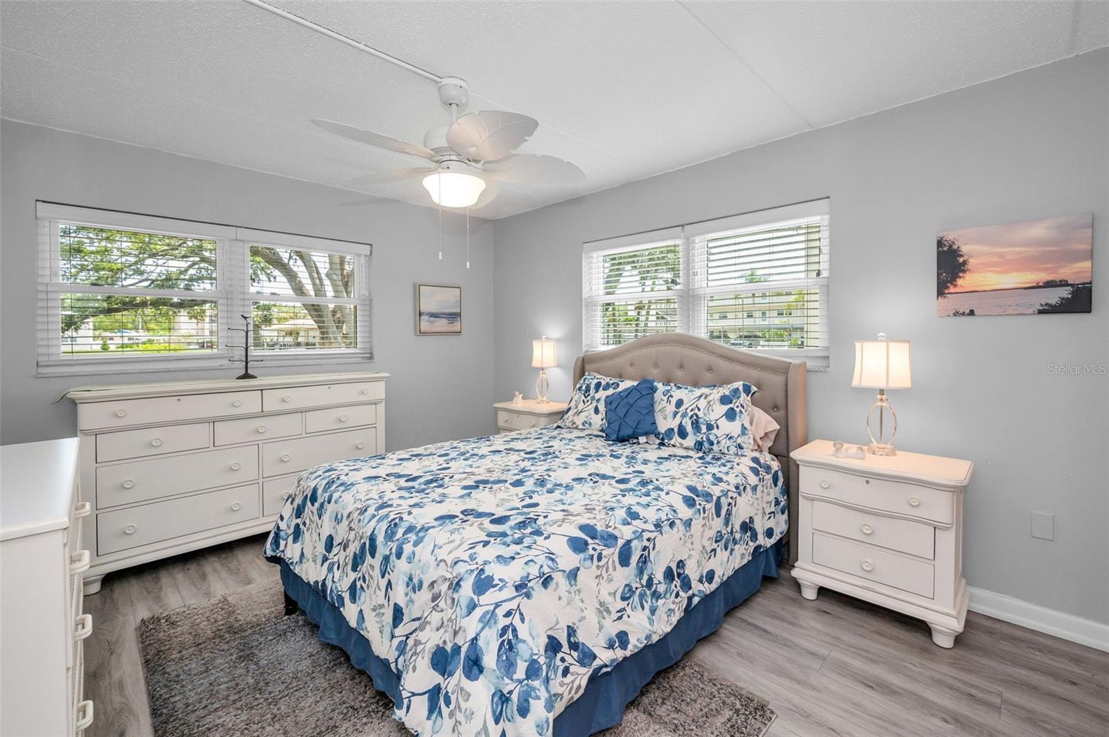 Master Bedroom - Impact Windows and newer blinds.