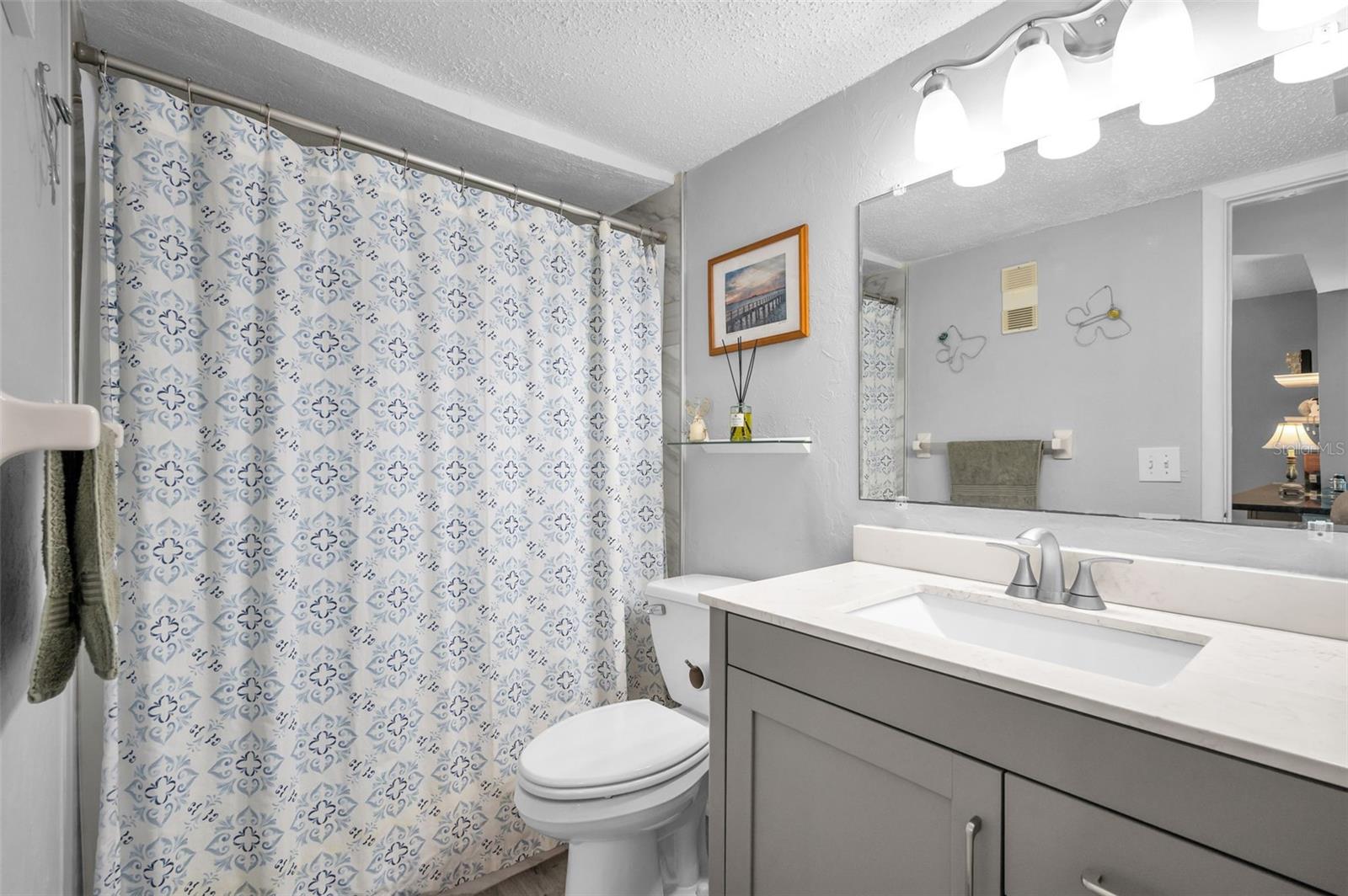 Hall Bath next to Front Bedroom, BEAUTIFUL WALK IN SHOWER