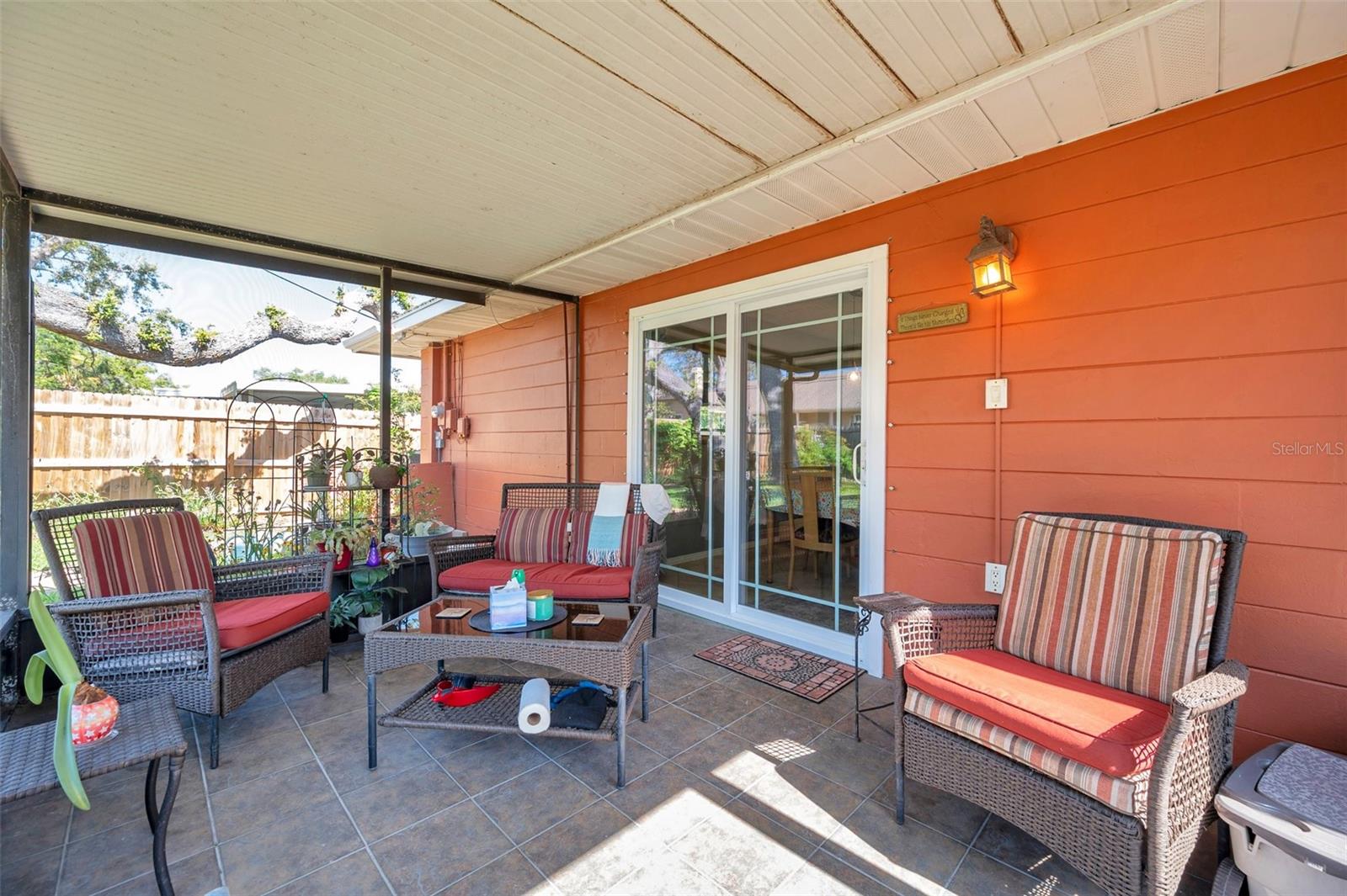 Screened lanai