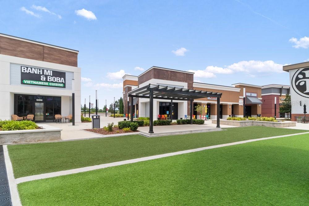 Local dining and shopping