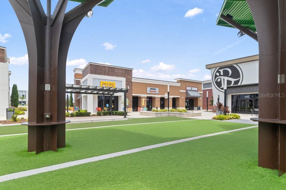 Local dining and shopping