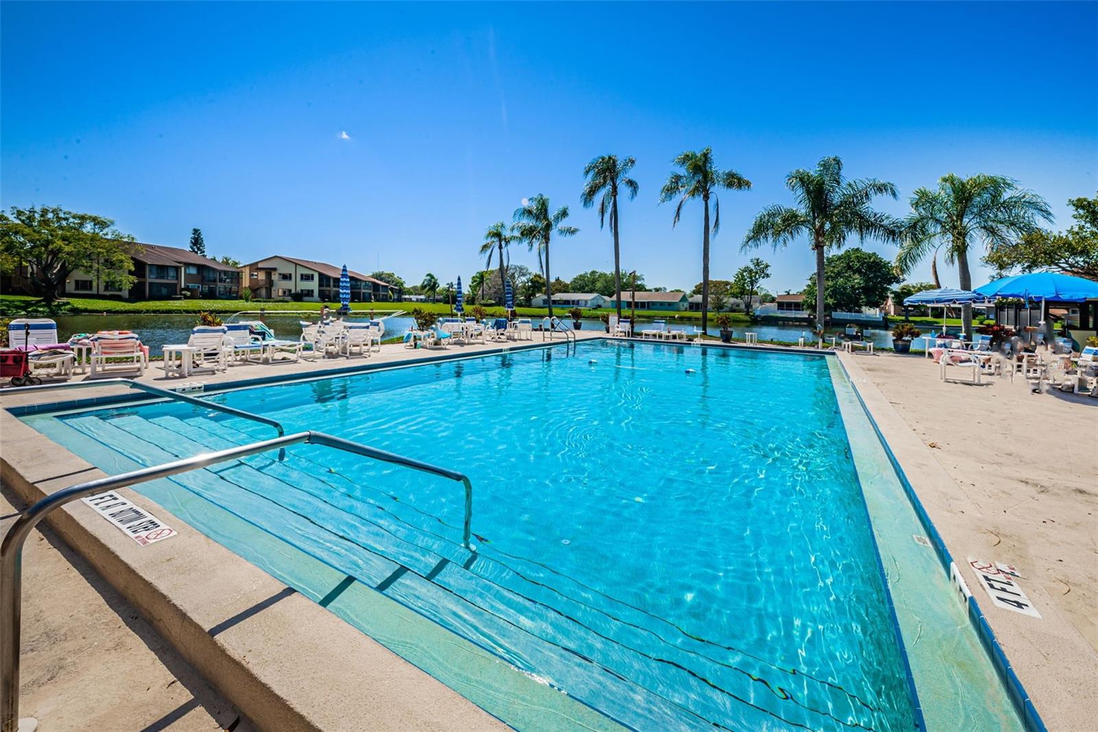 Community Pool with Stunning Lake Views