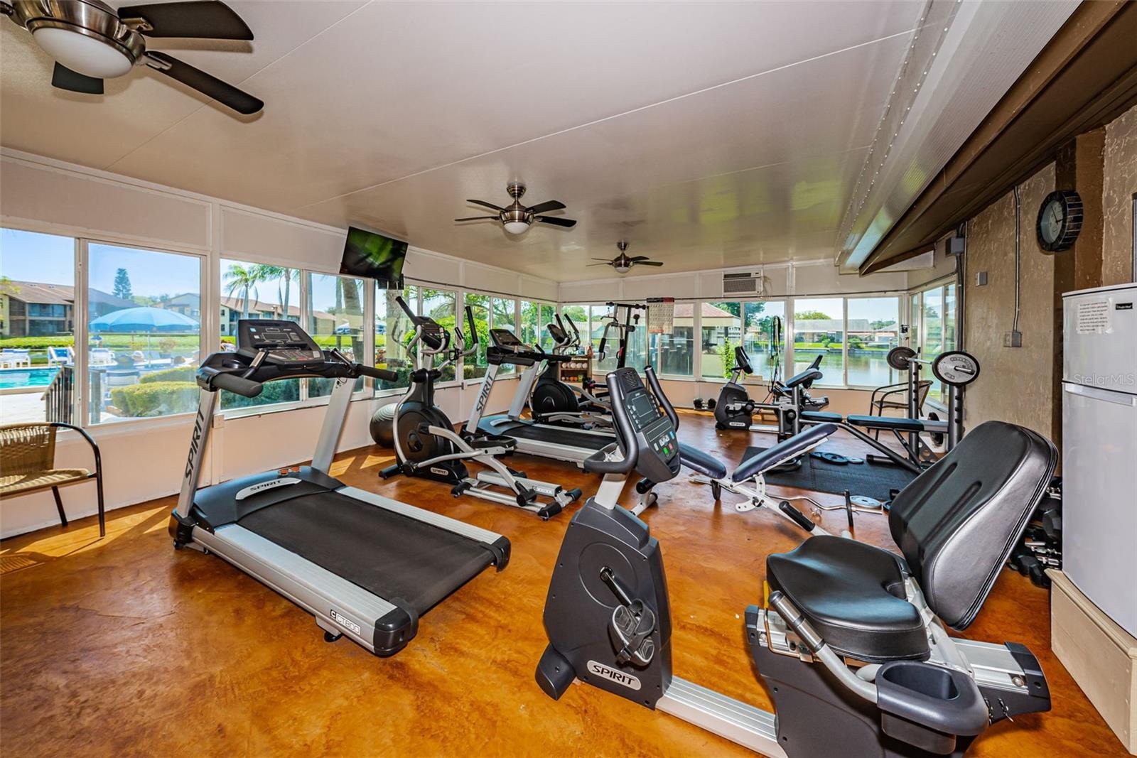 Fitness Center with Views