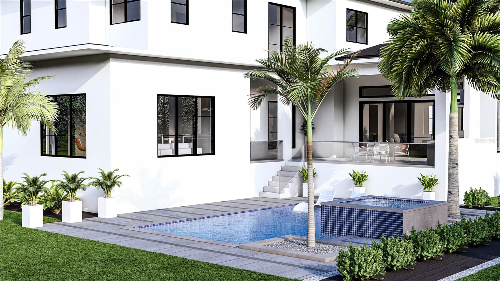 Palatial Backyard