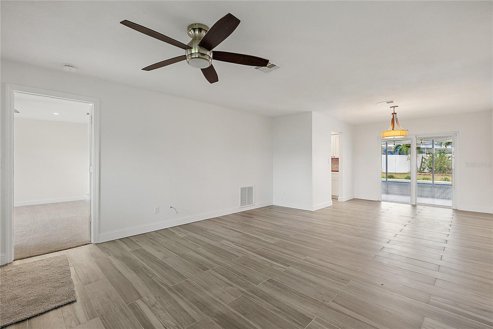 First Bedroom to the left.