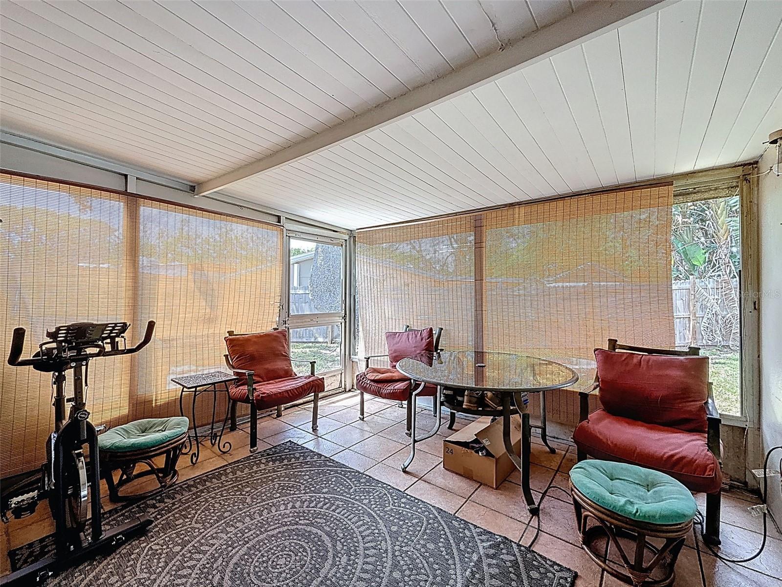 Screened in Lanai