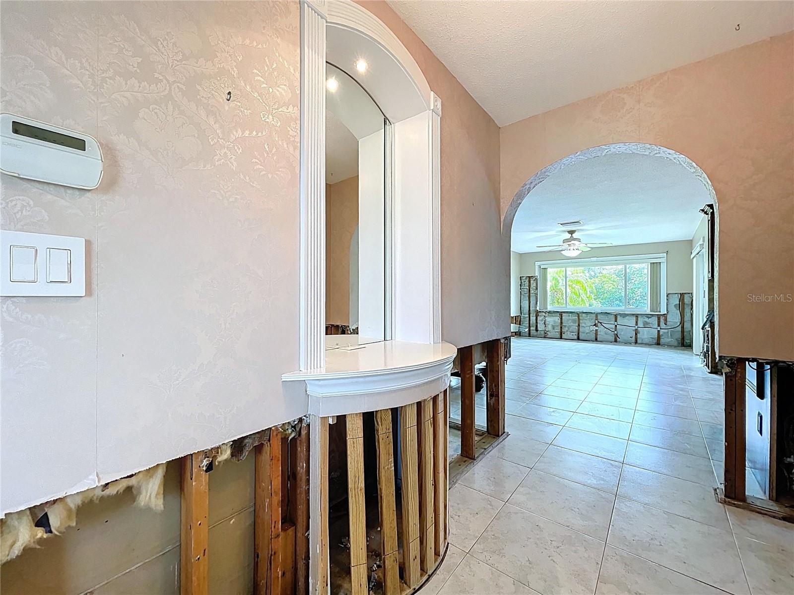 Front entry into Family Room