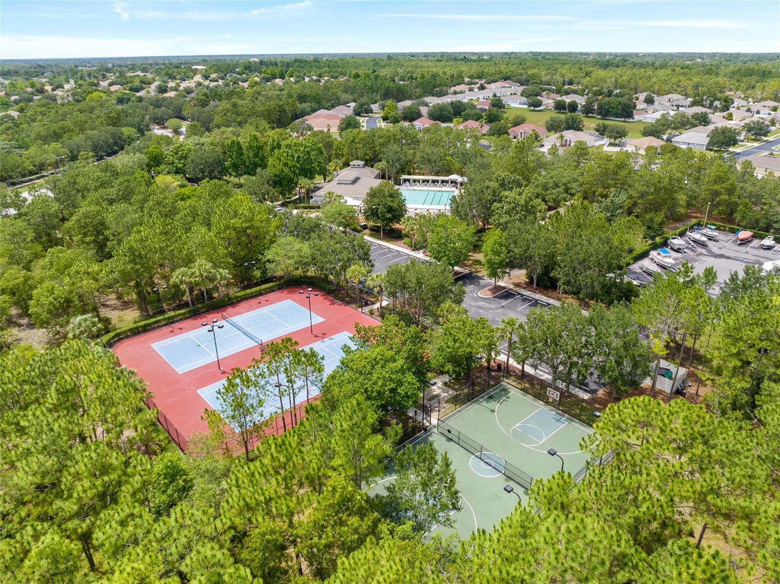 Tennis and Basketball Courts