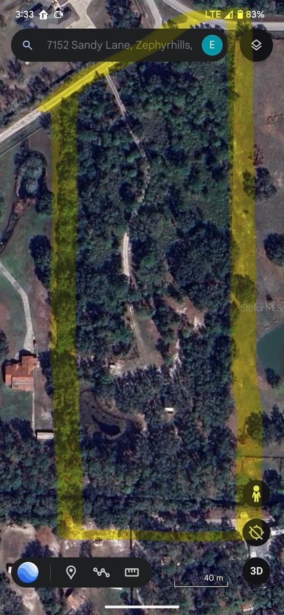 Aerial of land