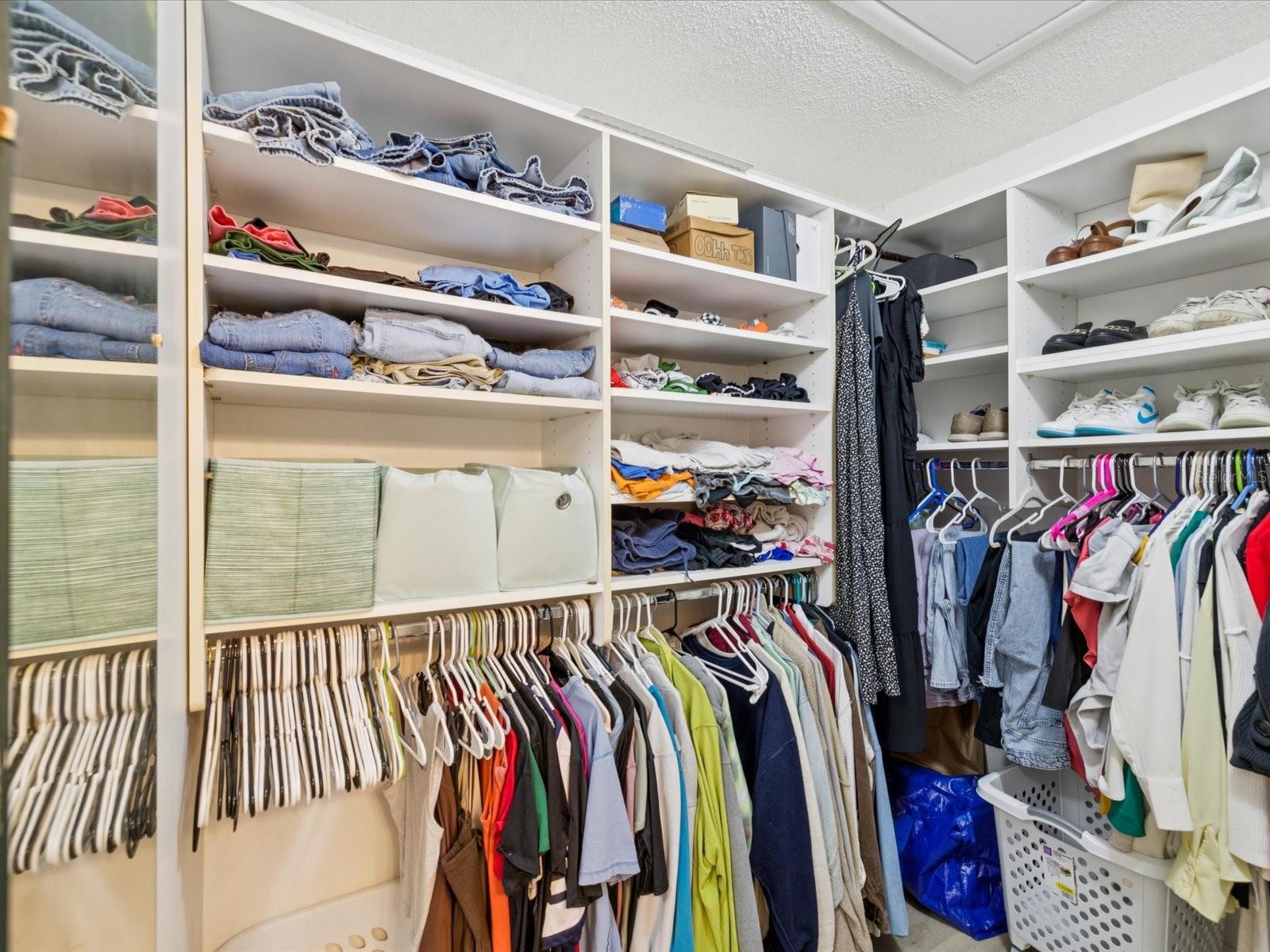 Primary Walk in Closet