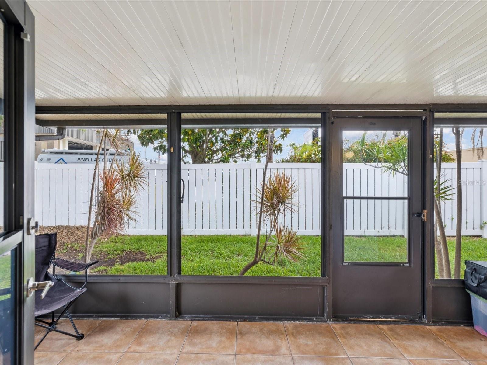 Large Screened Patio