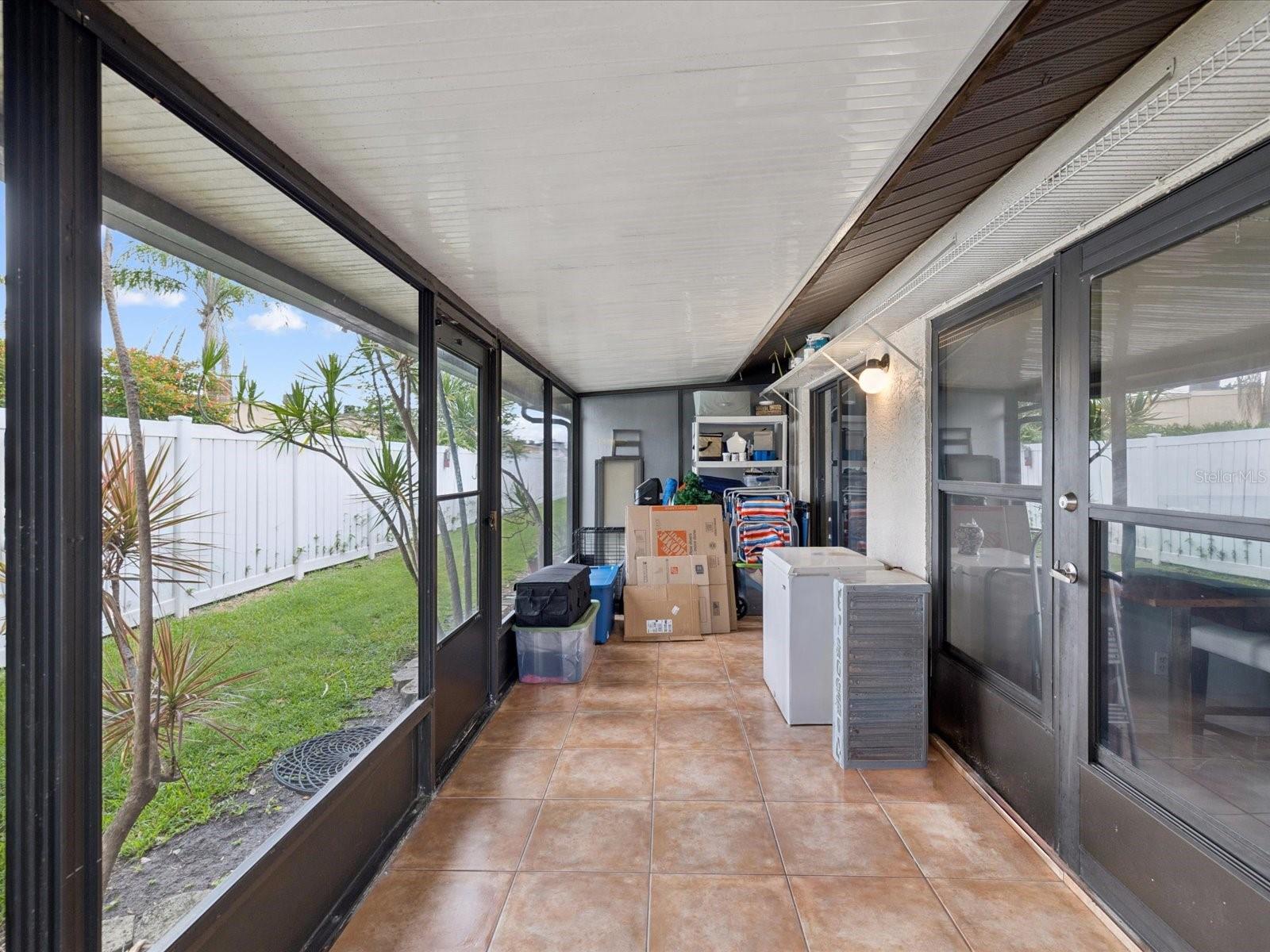 Large Screened Patio