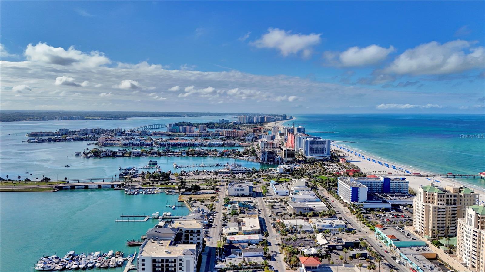 Clearwater Beach looking south - with Sand Key in the background