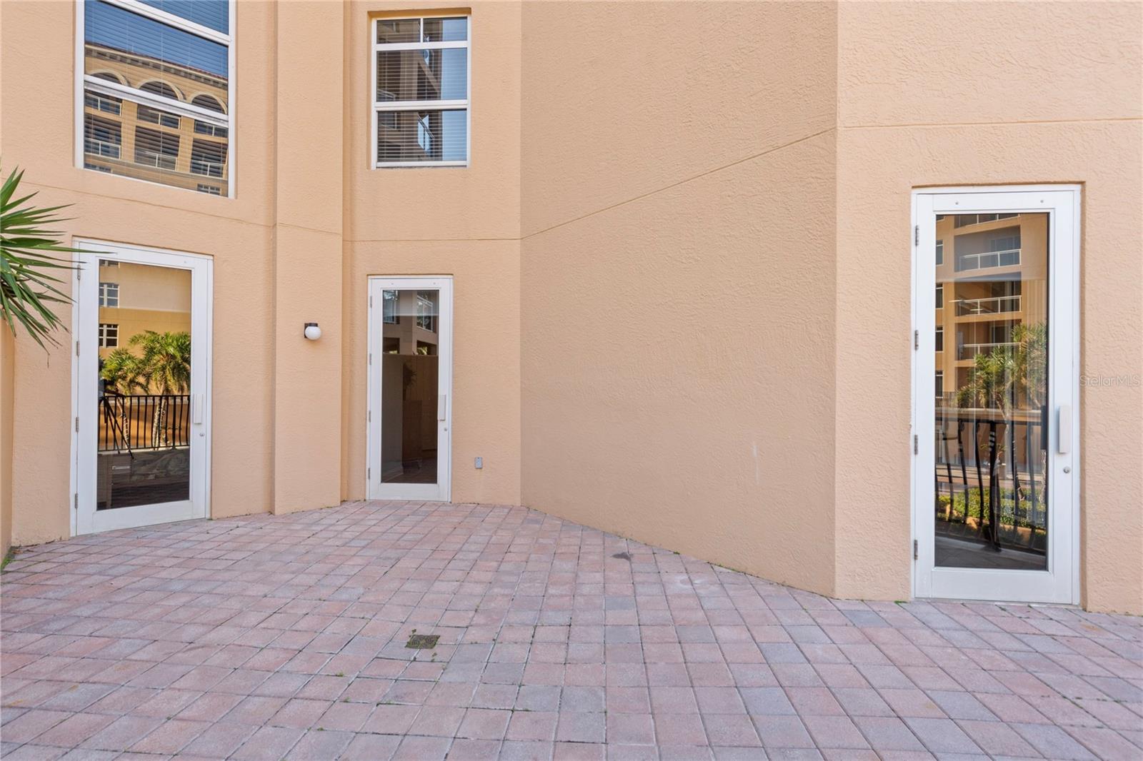 Huge balcony with access from the second and third bedrooms and the kitchen.  Decorate away!