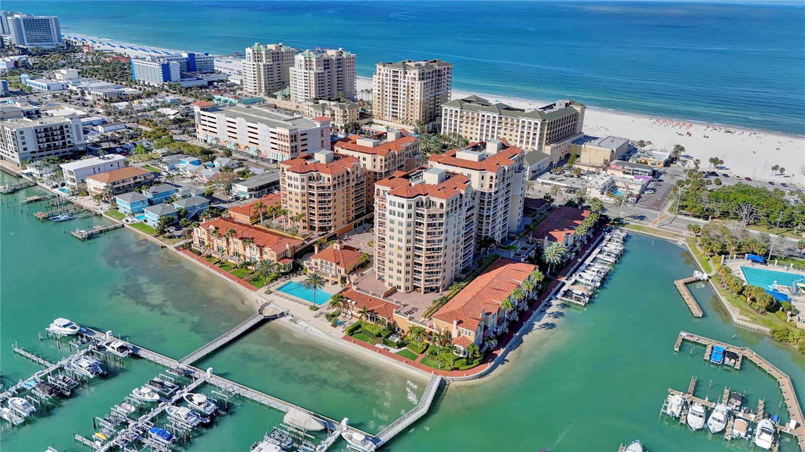 Walk across the street to the world-famous Clearwater Beach. Walk a couple of blocks to a variety of shops, restaurants, bars and clubs.