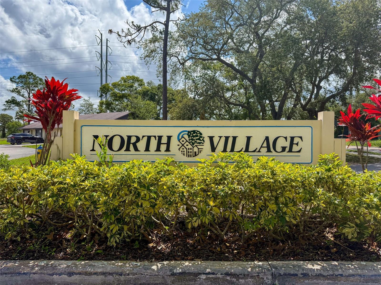 Entrance to the community