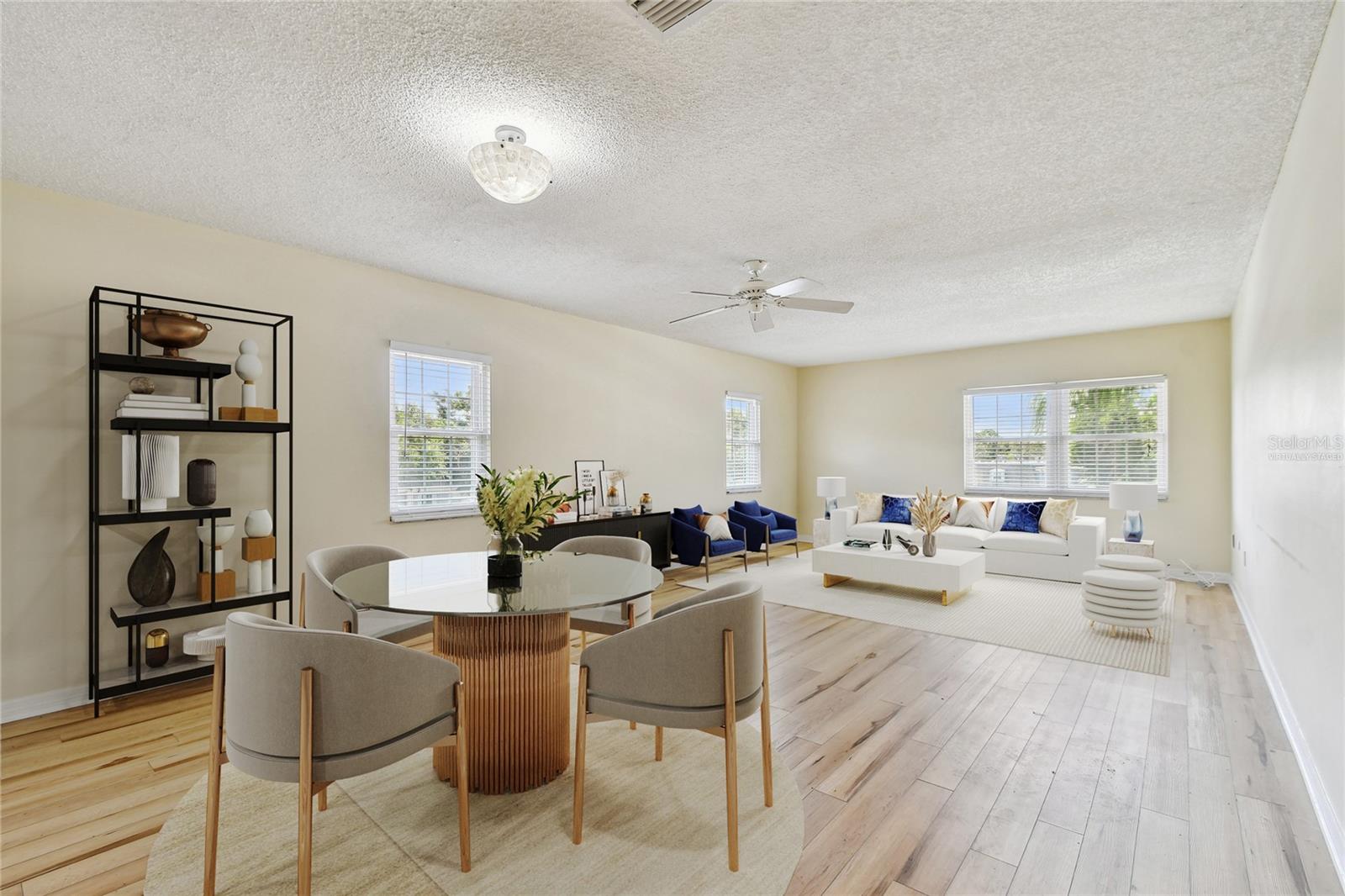 Virtually Staged Living room