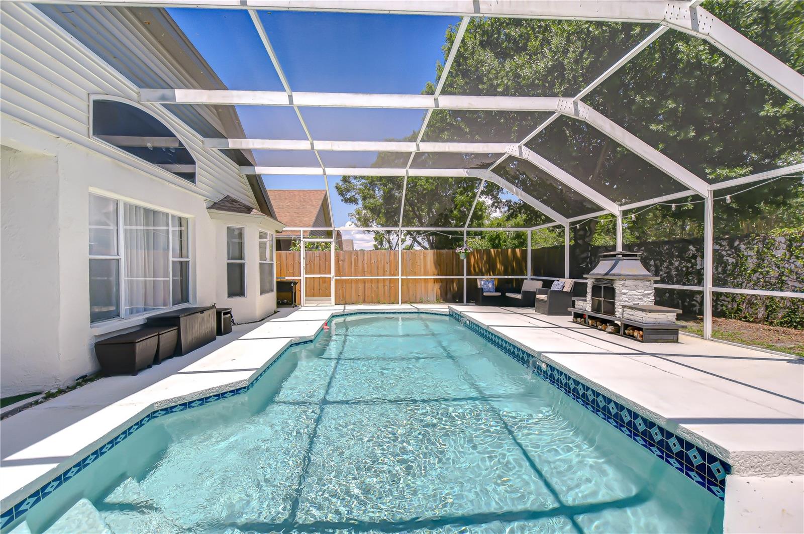 There is a new pool filter replaced in 2025!