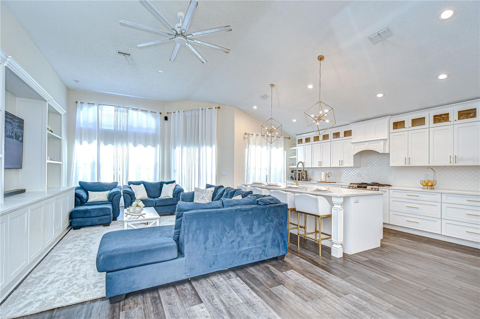 Tons of natural light shines throughout!