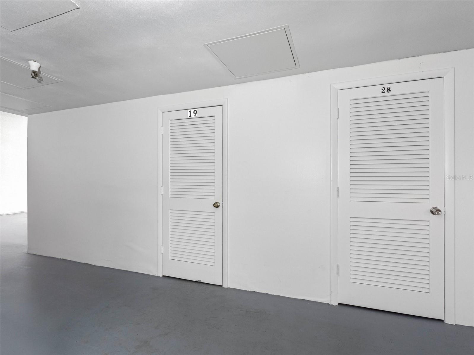 Garage Walk-in Storage Closet