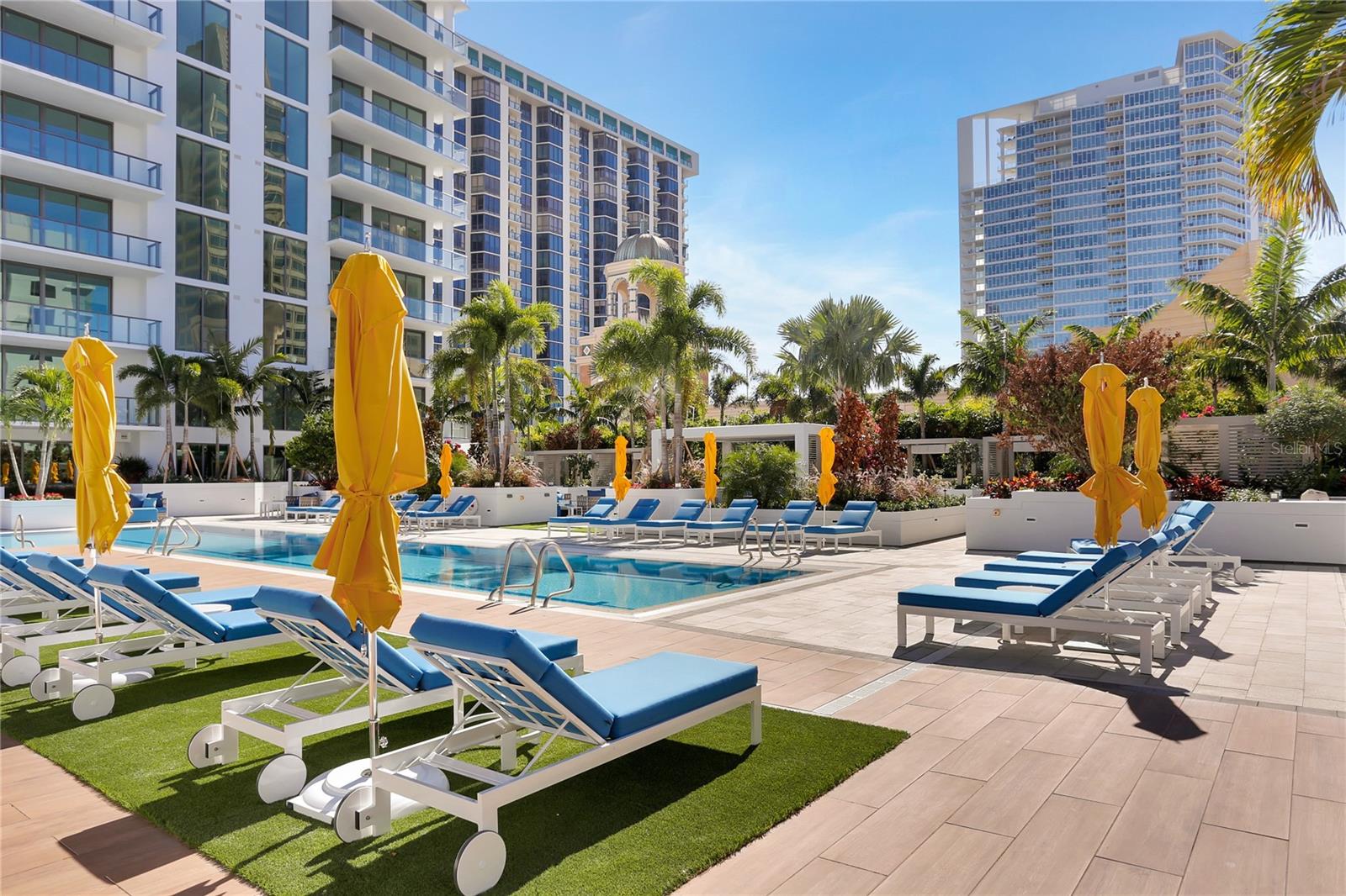 Poolside lounges