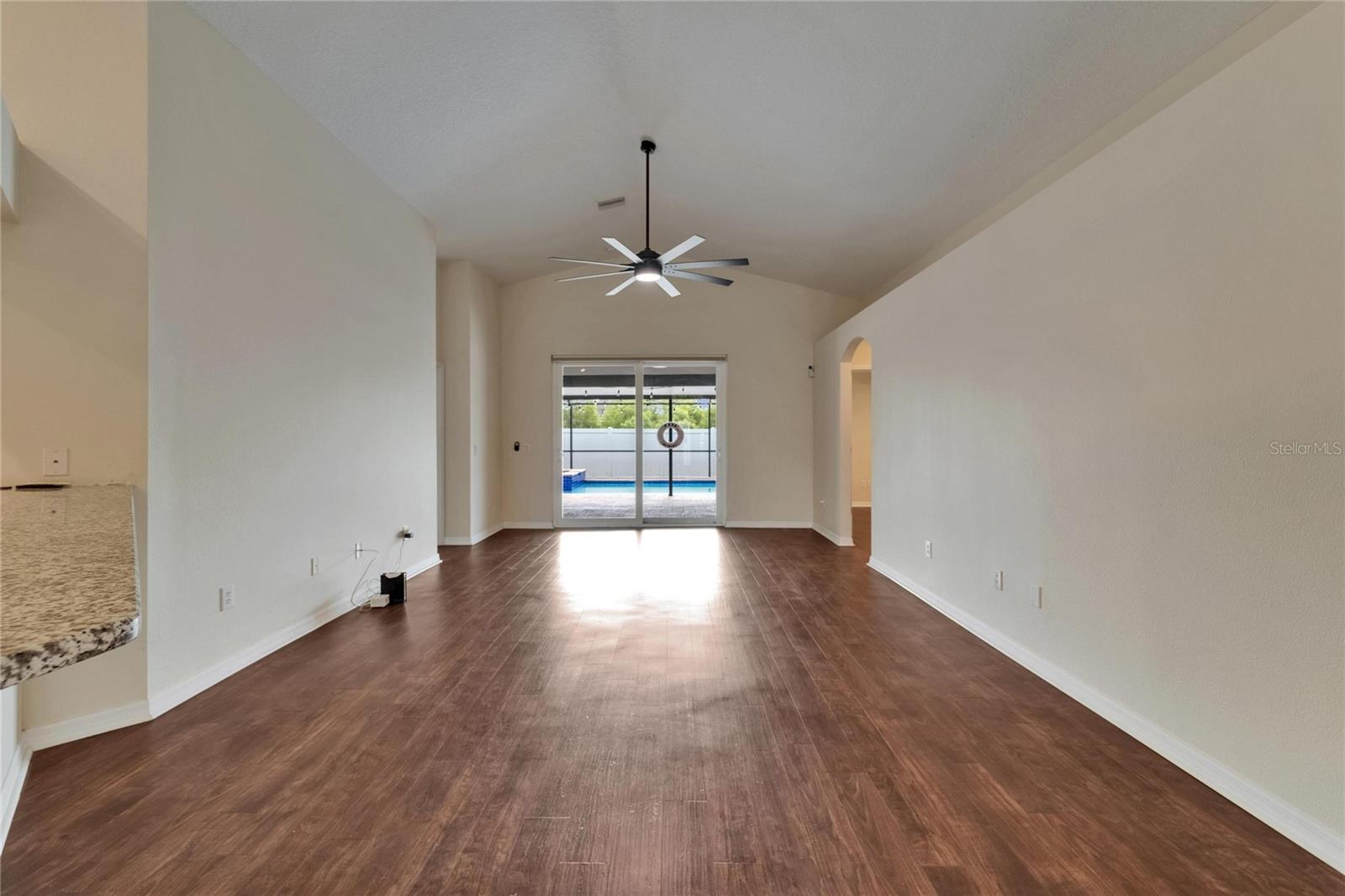 living room view from entry