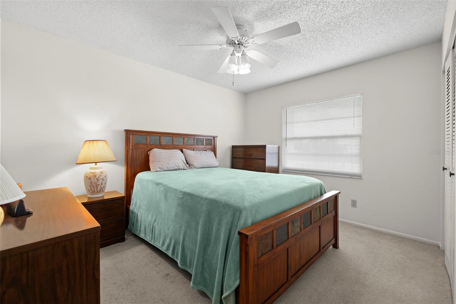 Large secondary bedroom located toward the front of the home ensures privacy for everyone!