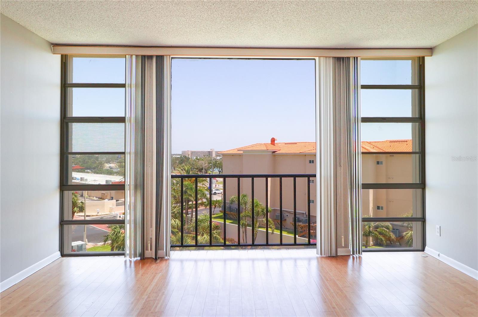 view from the living room
