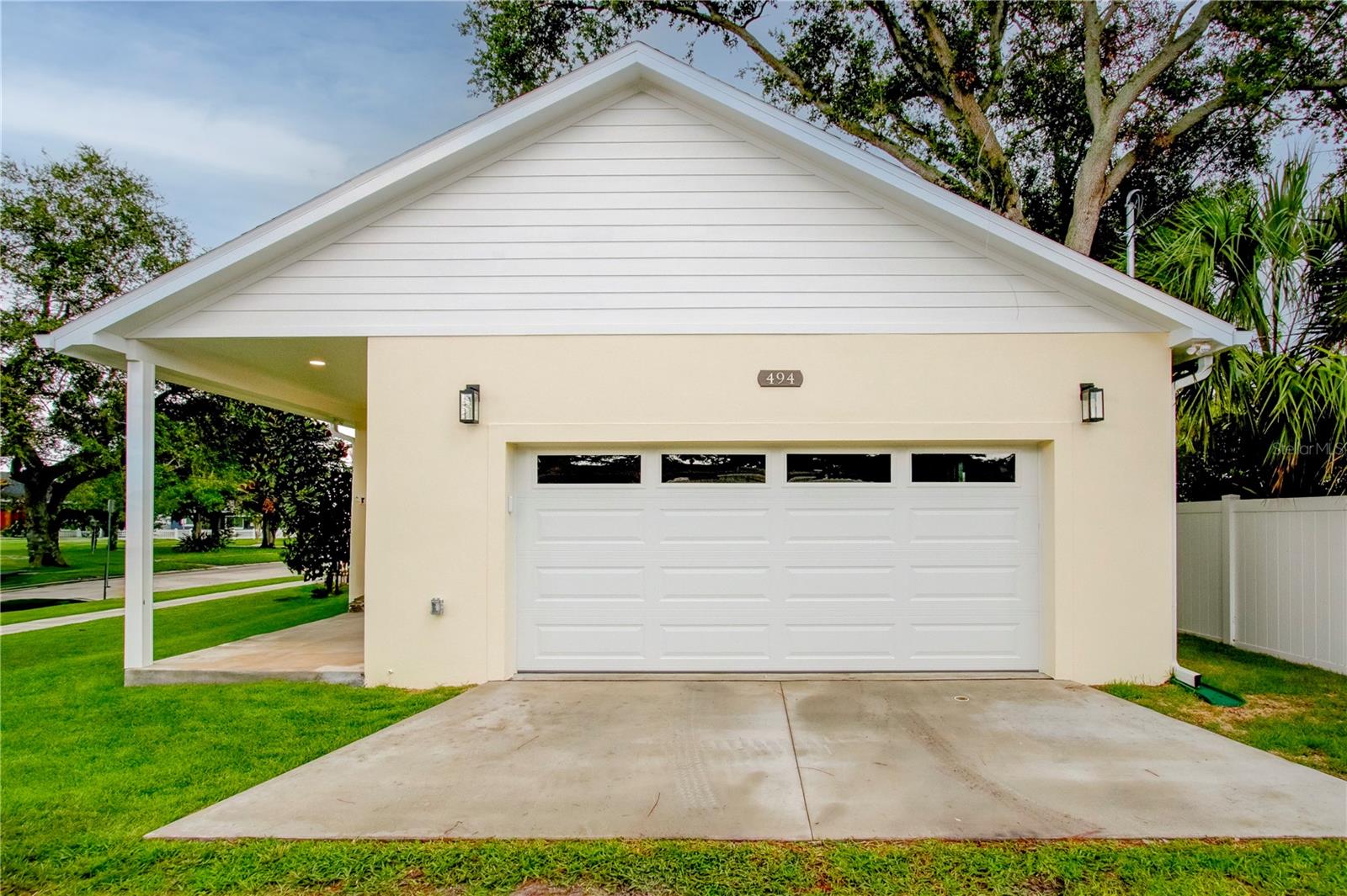 2 car garage