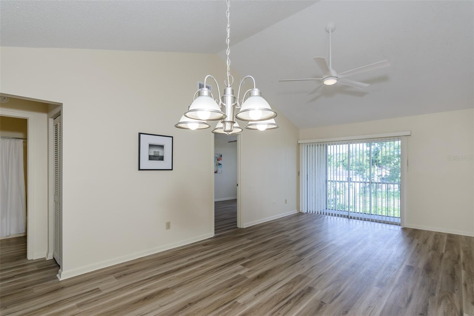 Balcony off of great room.