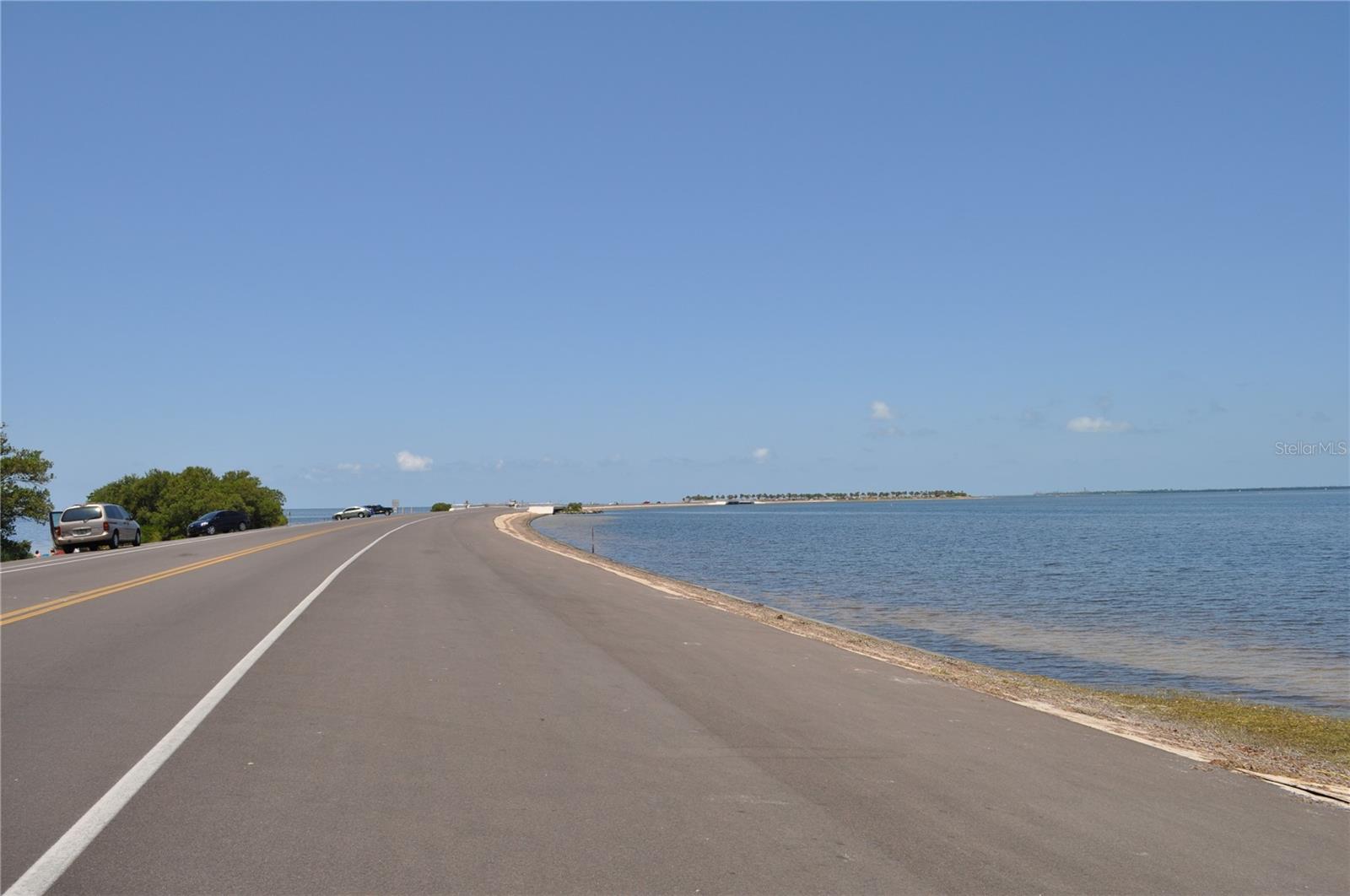 Causeway to Howard Park Beach.