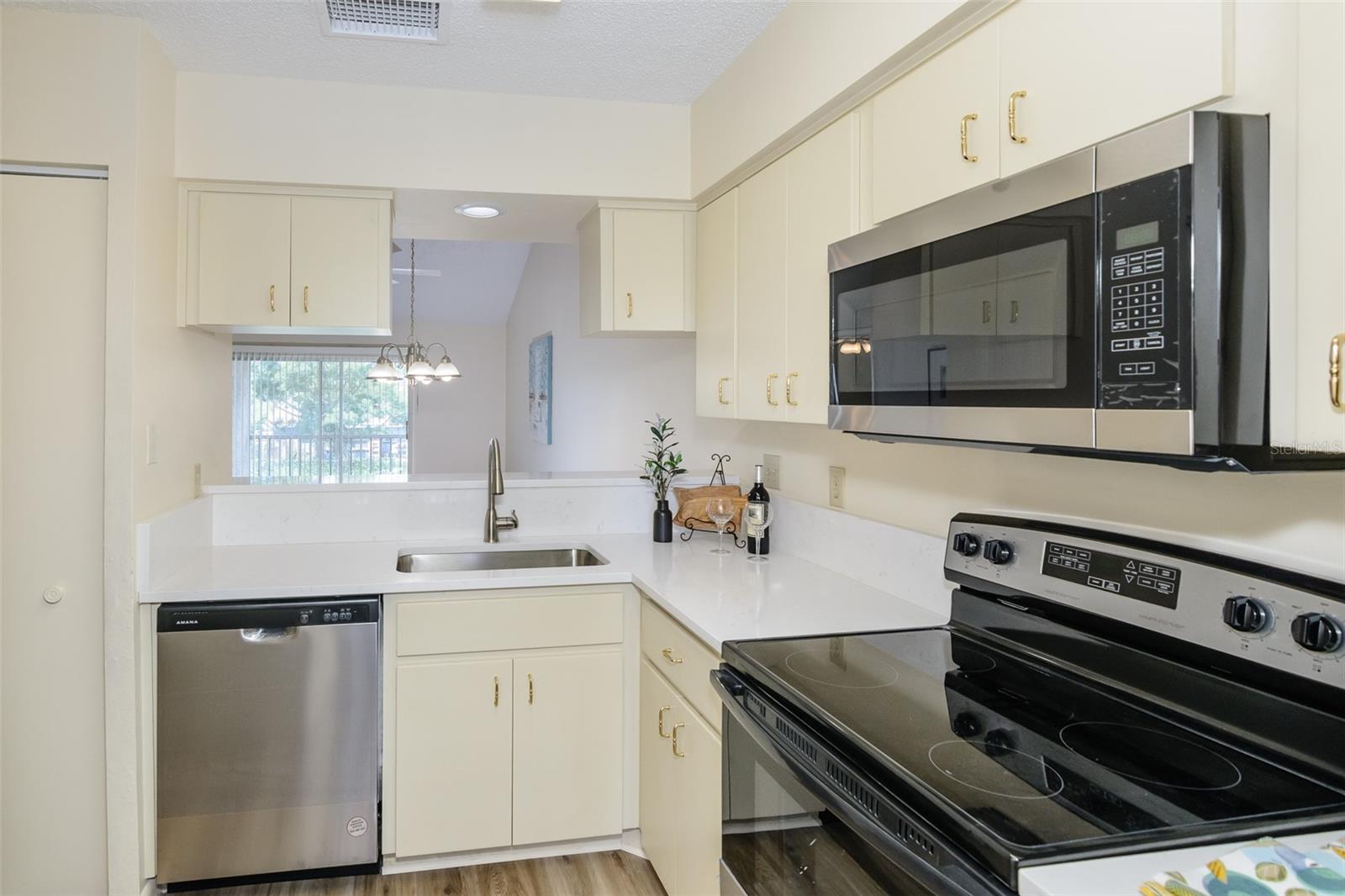 All new appliances and new countertop.
