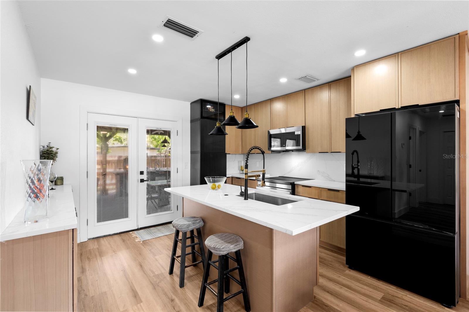 Updated kitchen with New appliances and built in pantry space
