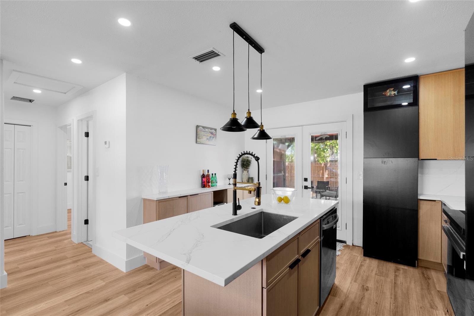 Updated kitchen with New appliances and built in pantry space