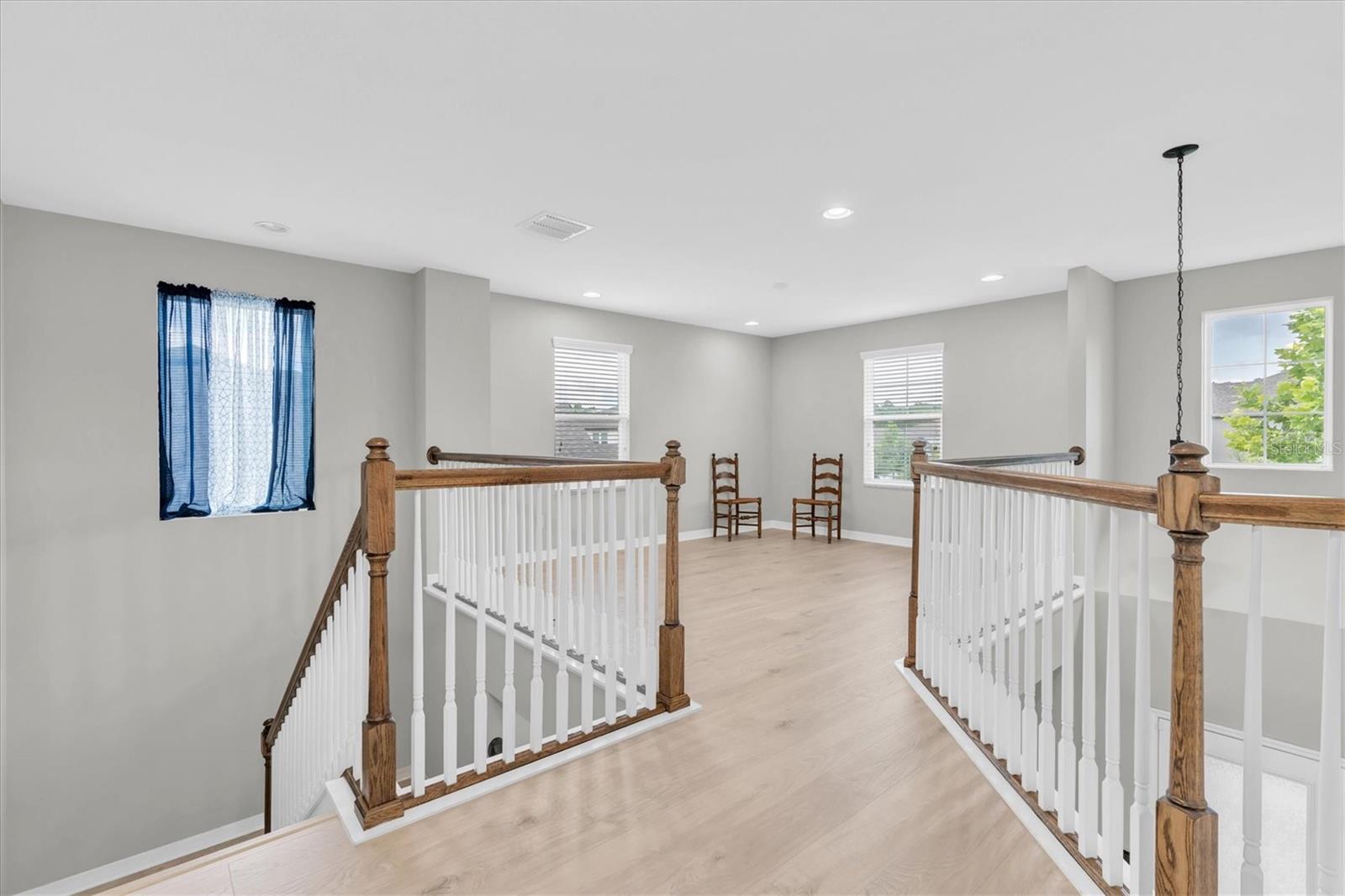 STAIRCASE LEADS TO LOFT