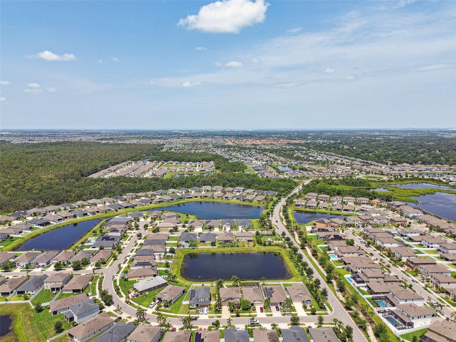 Triple Creek Pond Aerial View