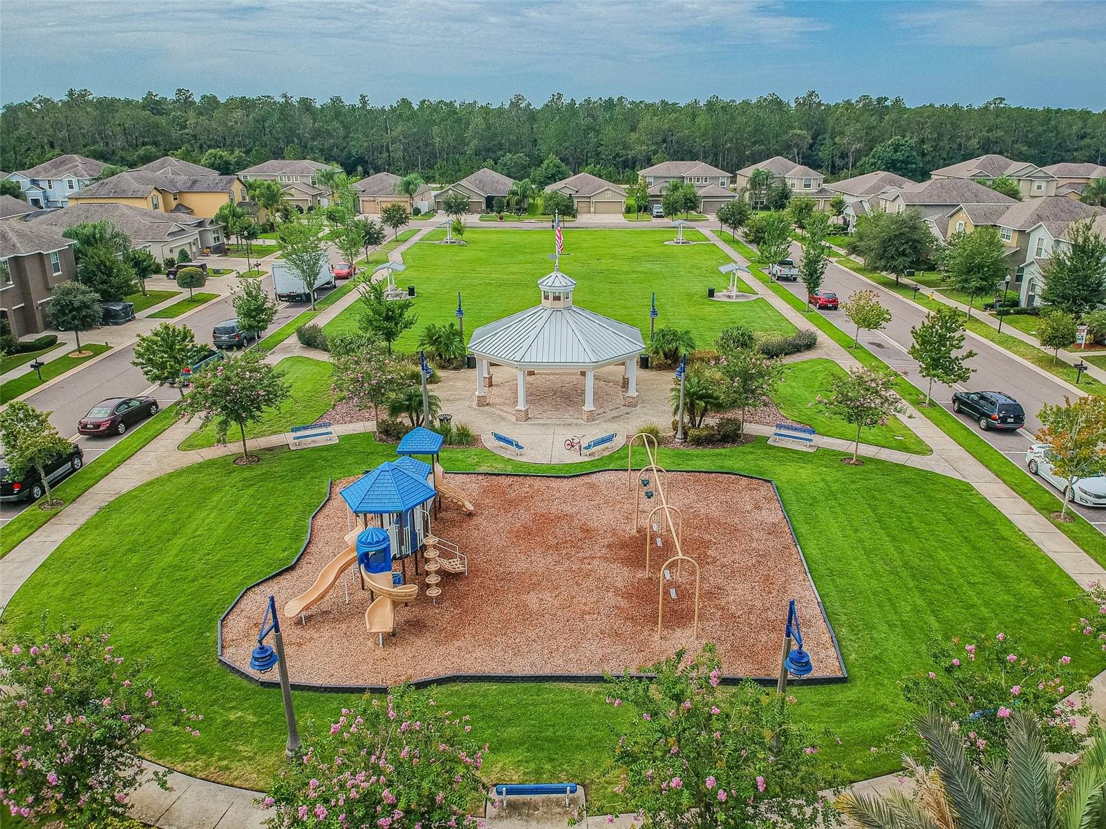 Triple Creek Resort Style Amenities and Green Spaces