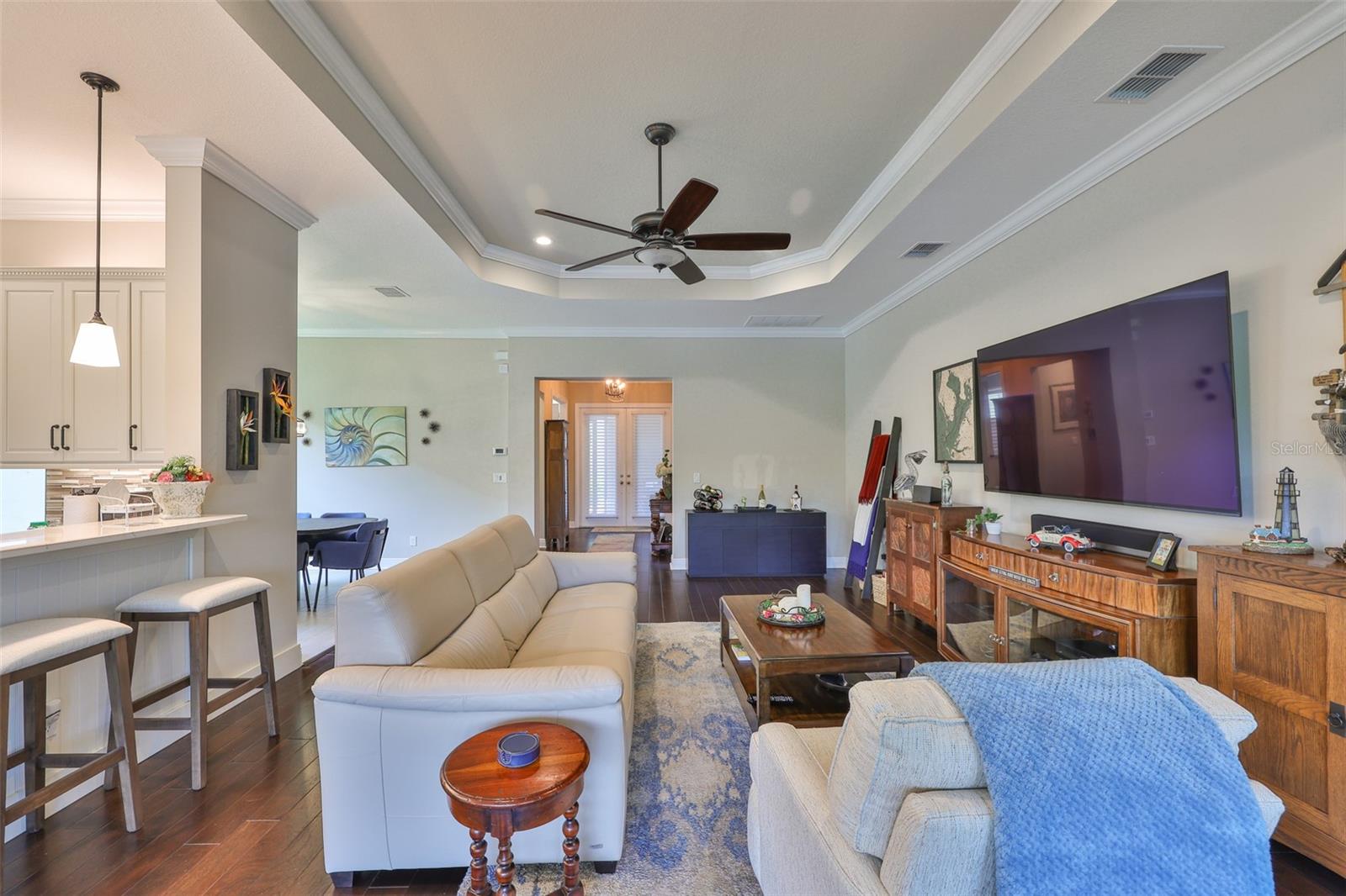 Living Room to Front Entry