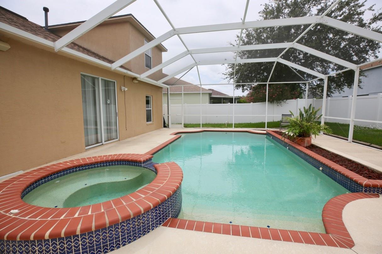 One of the few pool/spa homes in the community